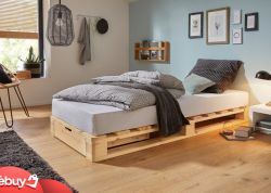 Làm mới phòng ngủ với muôn kiểu giường pallet xinh độc lạ, được nhiều chị em “nghiện nhà” chọn lựa